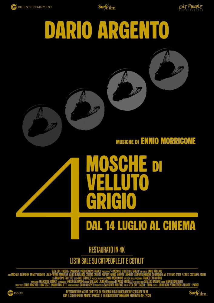 4 mosche di velluto grigio (versione restaurata in 4k)