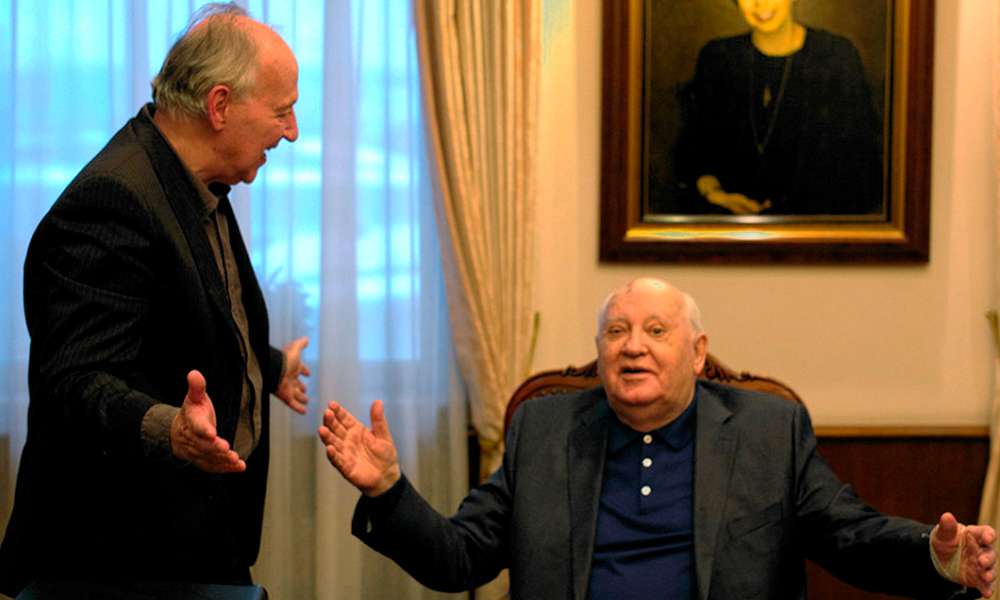 Herzog incontra Gorbaciov Meeting Gorbachev