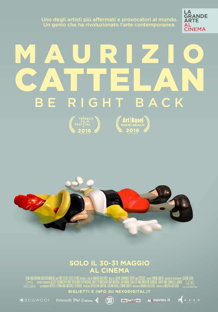 Maurizio Cattelan: Be Right Back - Il film