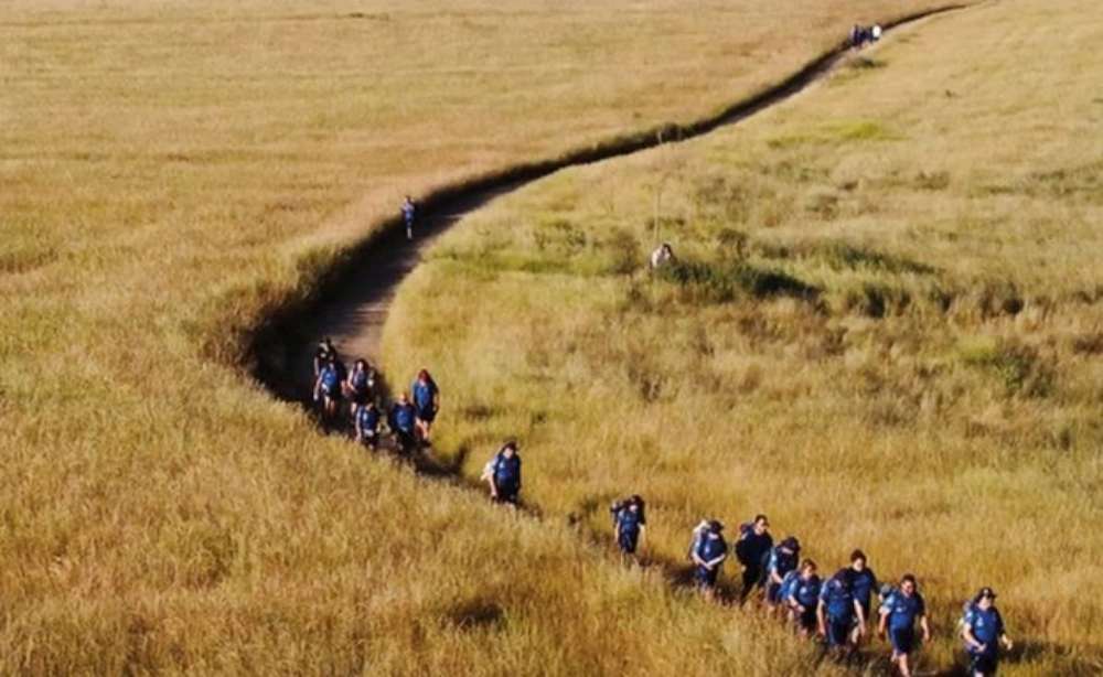 Sul sentiero blu - In cammino sulla via Francigena