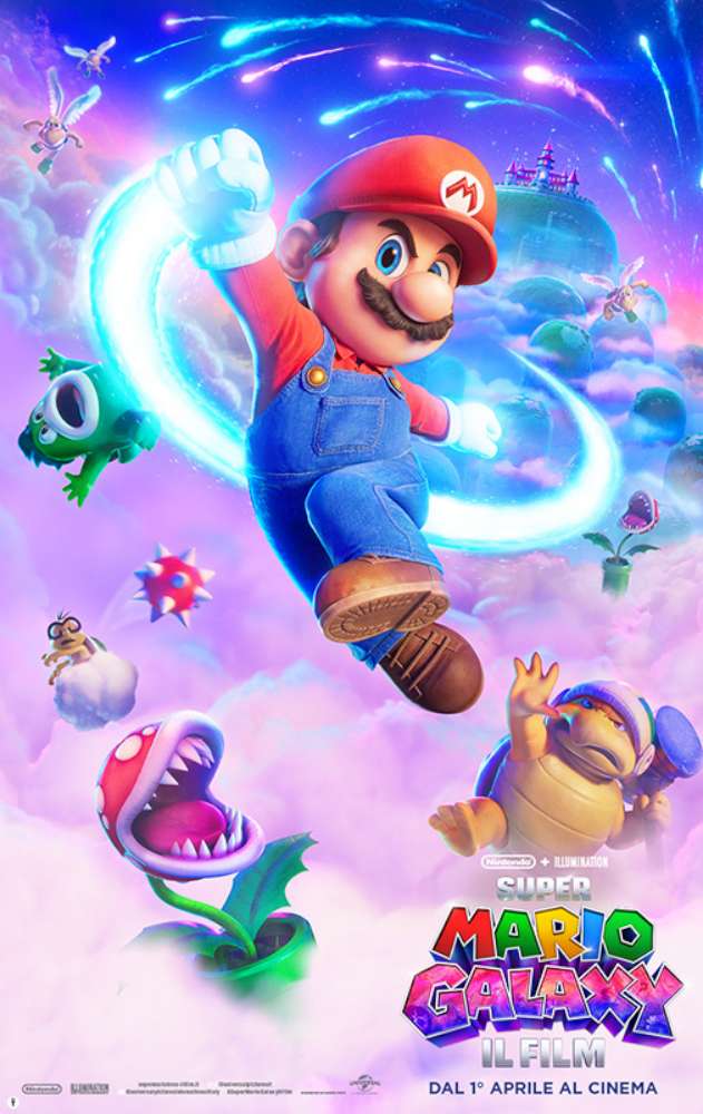 Locandina Super Mario Galaxy - Il film
