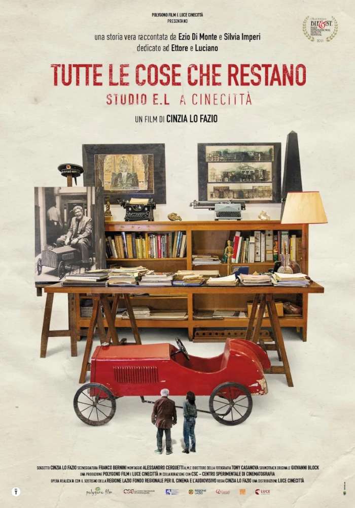 Tutte le cose che restano Studio E.L. a Cinecittà
